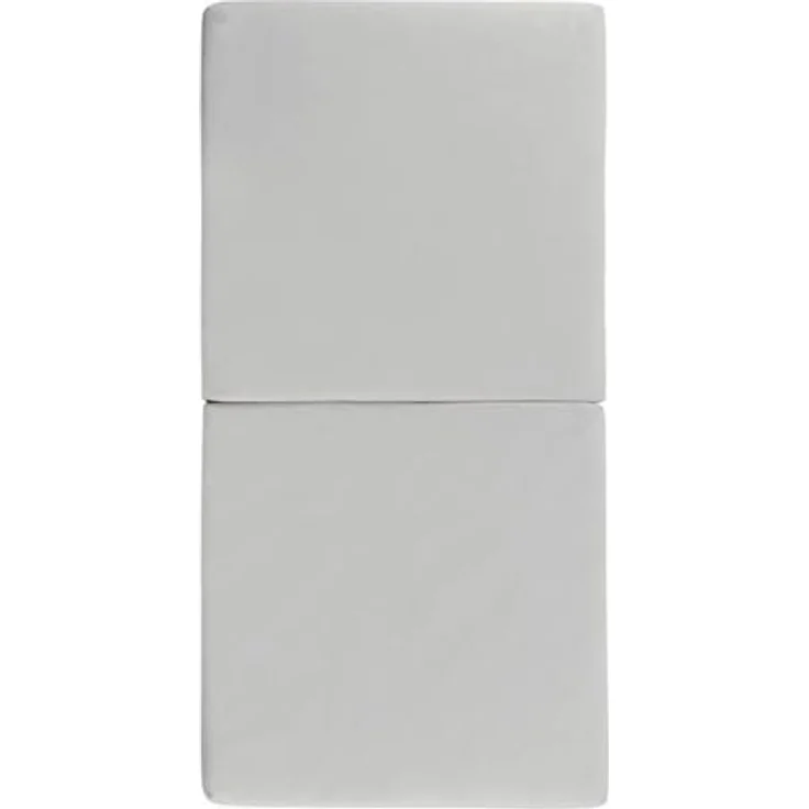 TINÉO – Klappmatratze 2 Teile für Regenschirmbett – Faltbare Matratze für unterwegs – 60 x 120 x 4 cm Grau – Bild 6