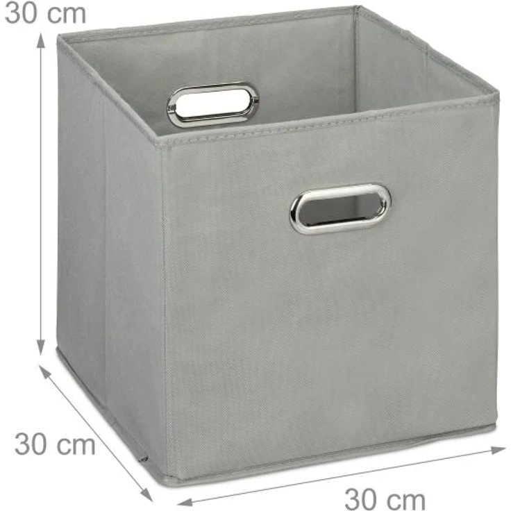 Aufbewahrungsbox Stoff 2er Set – Bild 4