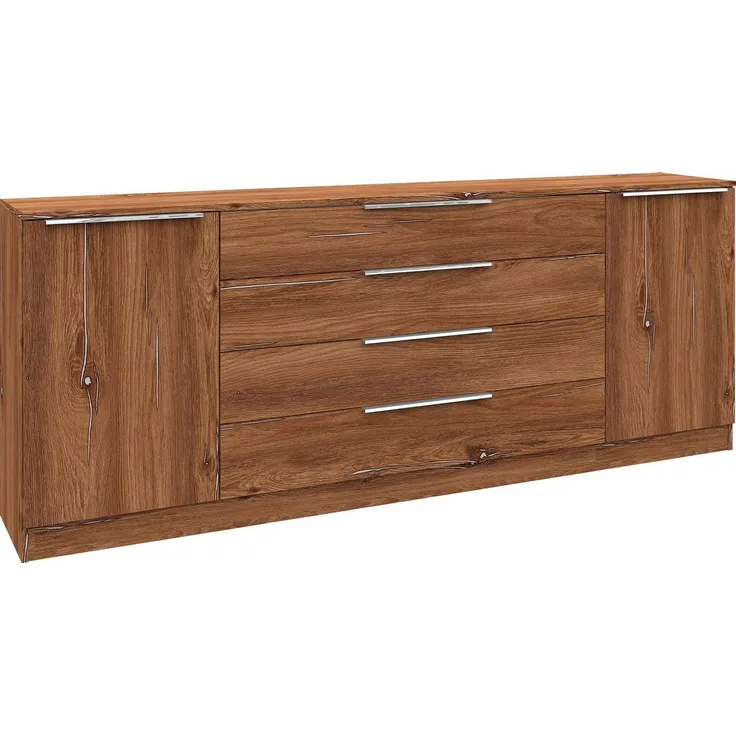 borchardt Möbel Kommode Oliva, Breite 200 cm, mit 4 Schubkästen