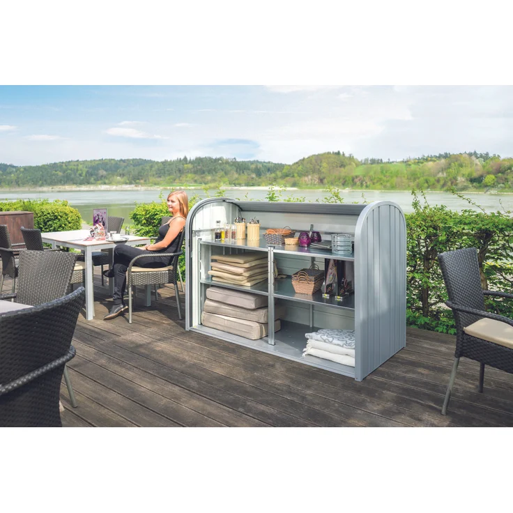 Biohort StoreMax, 160: 163 x 78 x 120 (b x t x h) cm, quarzgrau-metallic – Bild 2