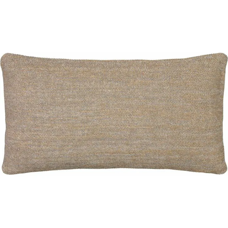 Blomus FLEXA Kissen, Kopfkissen, Dekokissen, Baumwolle, gunmetal + dull gold melange, 50x30 cm, 65847