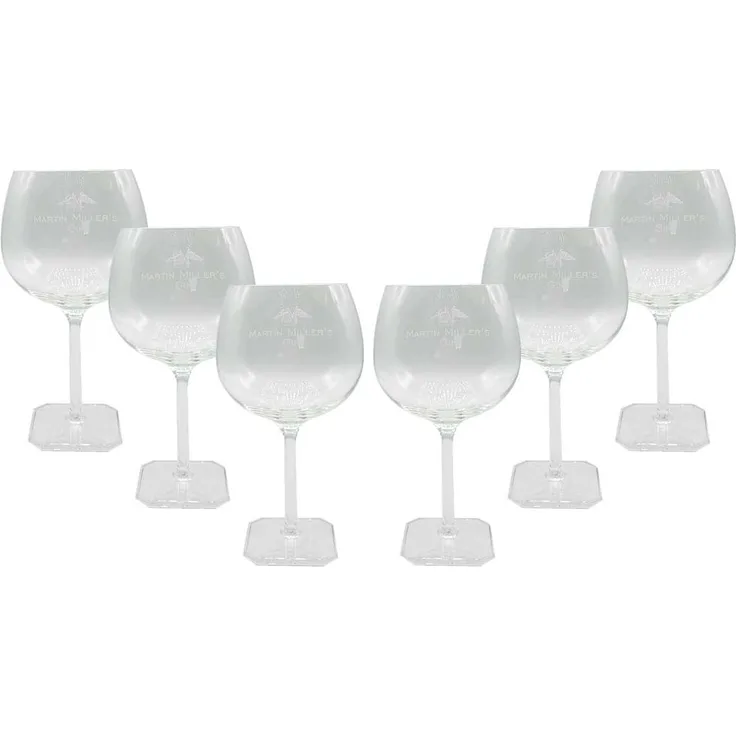 Martin Miller Ballonglas 6er Set Glas Gin Tonic Glas