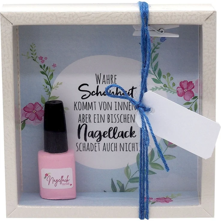 ZauberDeko Geschenkbox Geldgeschenk Verpackung Nagelstudio Nagellack Maniküre Geburtstag – Bild 1