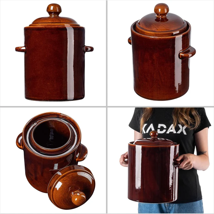 KADAX Fassbeiztopf mit Kragen 10L – Bild 7