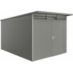 Biohort Gerätehaus AvantGarde, A8: 260 x 380 x 222 (b x t x h) cm, quarzgrau-metallic