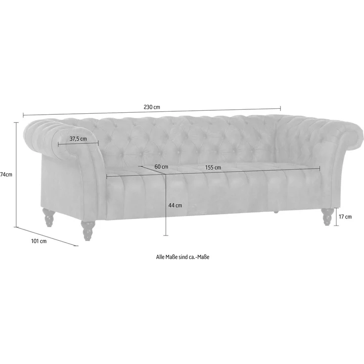 Gutmann Factory Big-Sofa Amazonas, aus Anilinleder – Bild 1