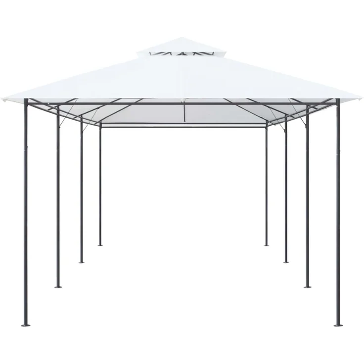 Gartenpavillon, Pavillon 600x298x270 cm Weiß 180g/m² – Bild 2