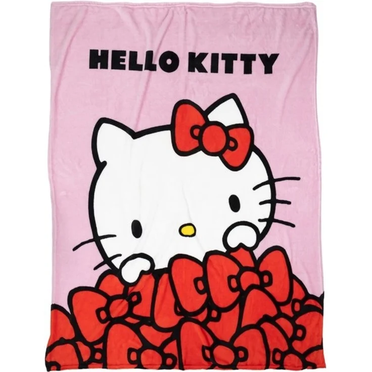 Hello Kitty Flanell Wohndecke für Kinder und Erwachsene 130 x 160 cm – Bild 4
