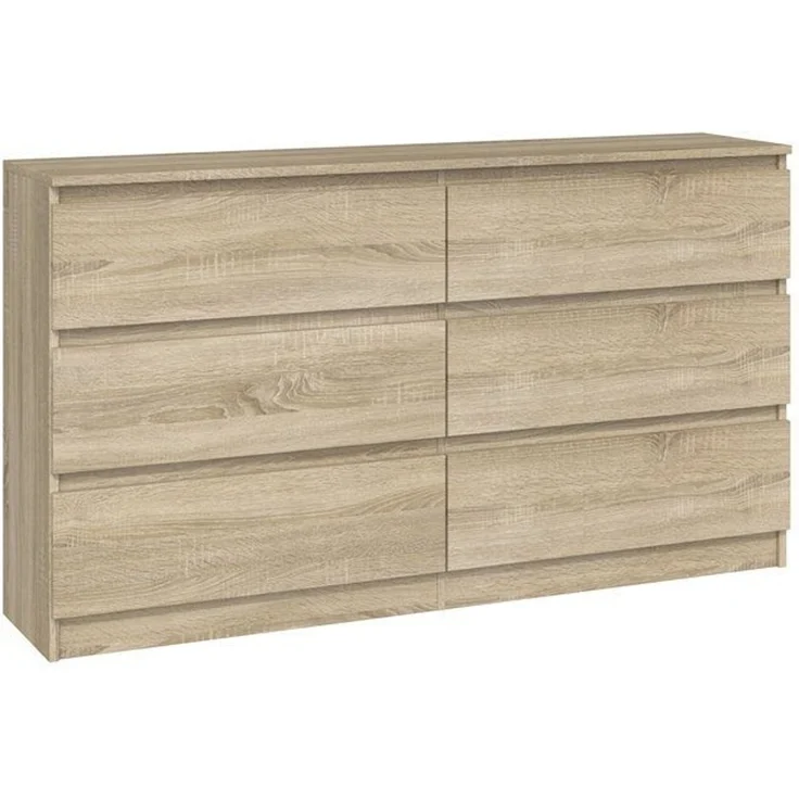 ibonto KOMMODE SONOMA-EICHE 40x138x75cm (H 75 x T 40 x B 138 cm) – Bild 1