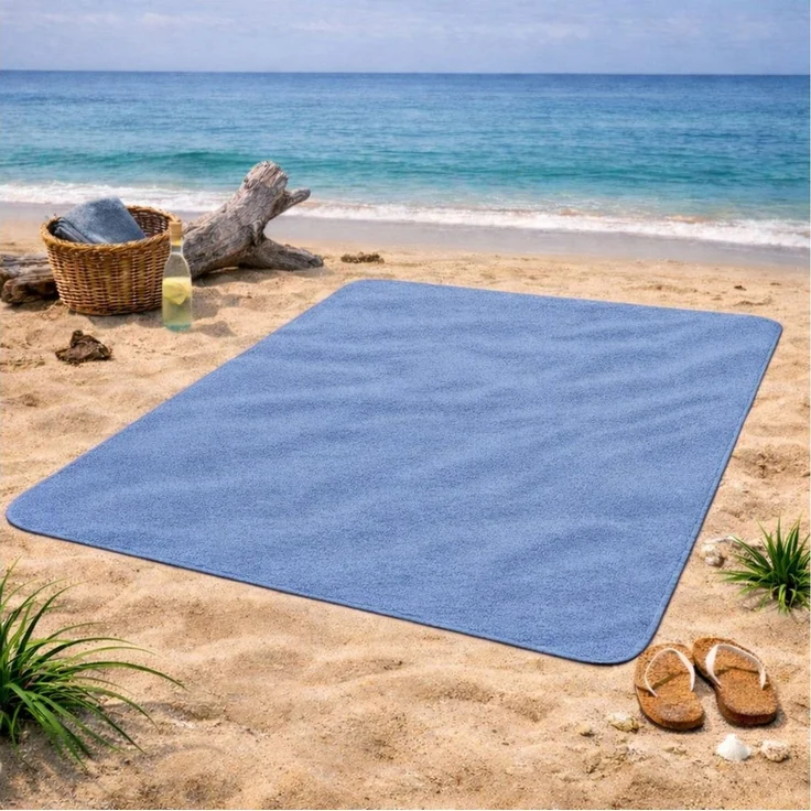 Wohndecke Frotteedecke, KiGATEX, 100% Baumwolle, 150 x 200 cm – Bild 3