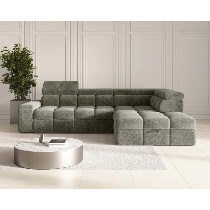 Ecksofa Bianco mit Schlaffunktion und Bettkasten | Jan-Art | verschiedene Farben erhältlich – Bild 1