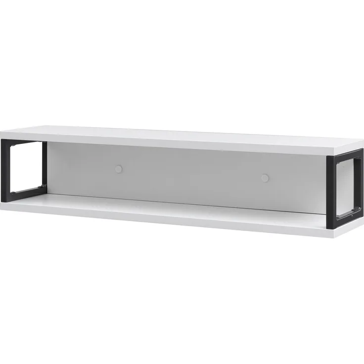 SCHILDMEYER Regal Wandboard Bücherregal Hängeregal weiß 70 x 16,2 x 16,1 cm
