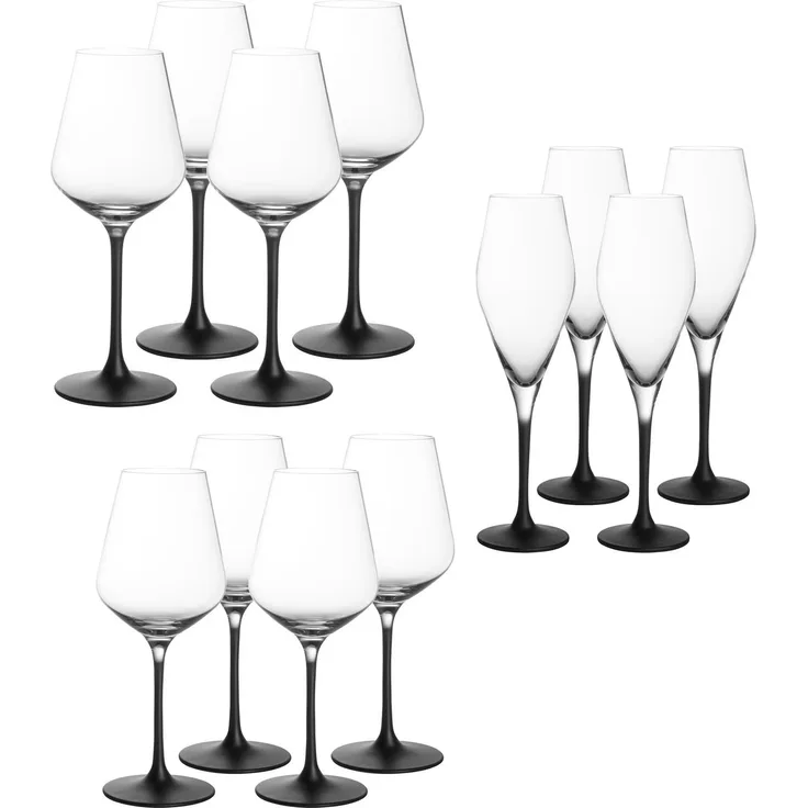 Villeroy & Boch Manufacture Rock Wein-/ Sektgläser 12-teilig