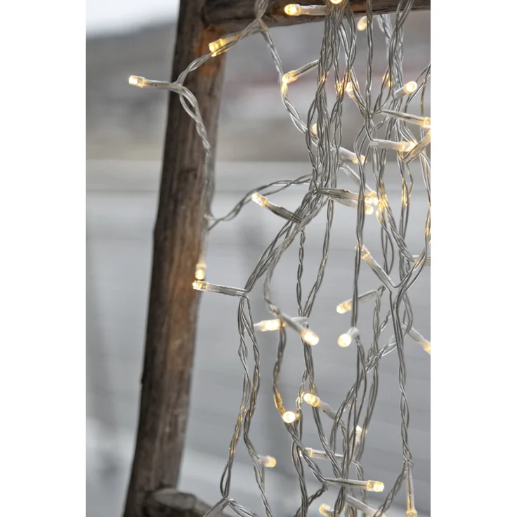 LED-Lichterkette, 160tlg, transparent