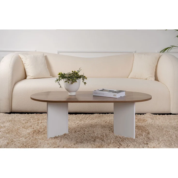 Skye Decor Couchtisch 100% MELAMINE COATED PARTICLE BOARD, 39,8 cm x 60 cm x 119 cm 909NRD11 – Bild 2