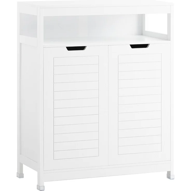 SoBuy BZR121-W Badunterschrank, MDF, Lackiert, Weiß, 70 x 90 x 35 cm – Bild 1