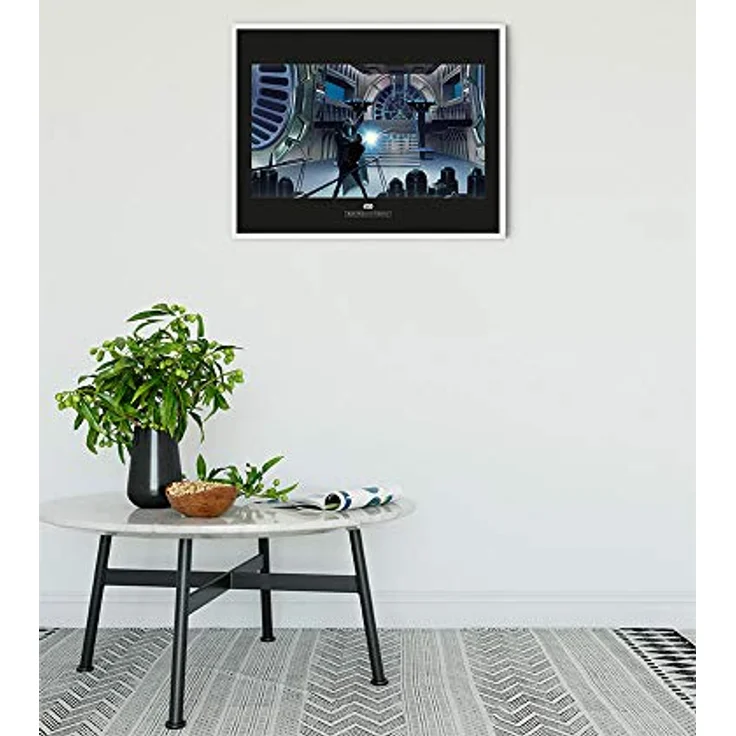 Komar Wandbild Star Wars Classic RMQ Vader Luke Throneroom, Kunstdruck ohne Rahmen, 50 x 40 cm, hochwertiger Druck auf fotopremium Papier, lichtbeständig und wasserfest, MADE IN GERMANY – Bild 2