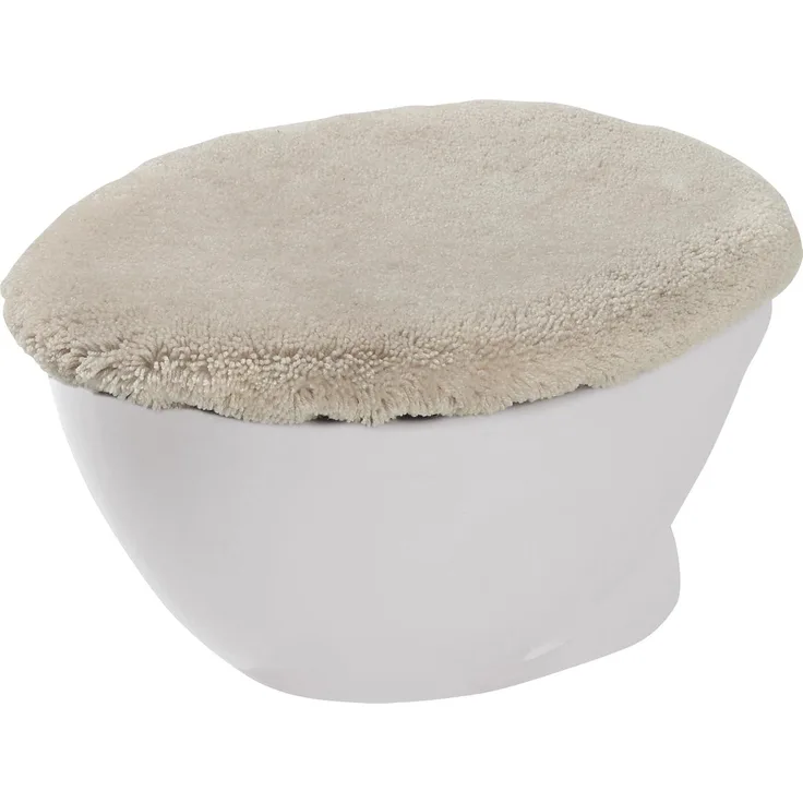 Erwin Müller WC-Deckelbezug WC-Deckelbezug "Eukalyptus", Höhe 15 mm, mit Schnürung:, Uni