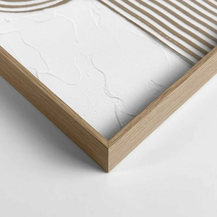 Reinders! Wandbild Schleife, Wohnzimmer - Beige - MDF - Abstrakt - 30x40 cm – Bild 4