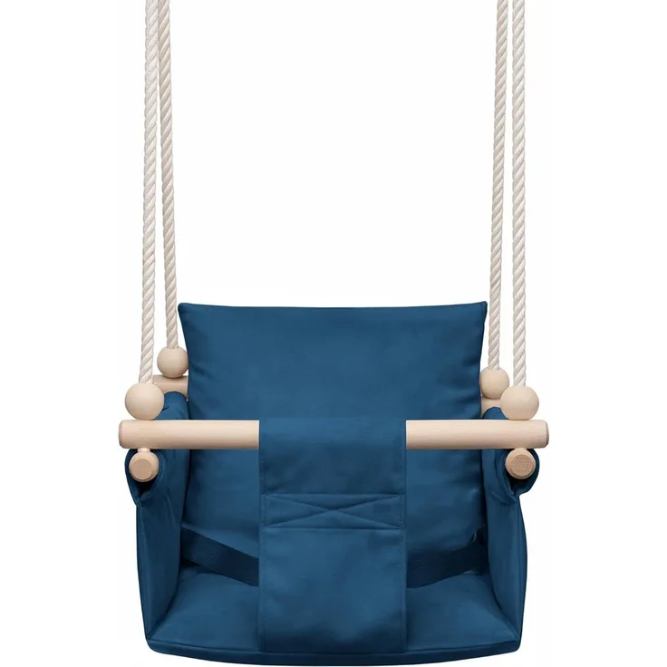 MAMOI® Schaukel | Babyschaukel | Schaukel indoor Kinder | Holzschaukel Baby | Kinderschaukel Holz | Indoor Babyschaukel | Indoor Schaukel + SICHERHEITSGURT | CE | 100% ECO | Made in EU