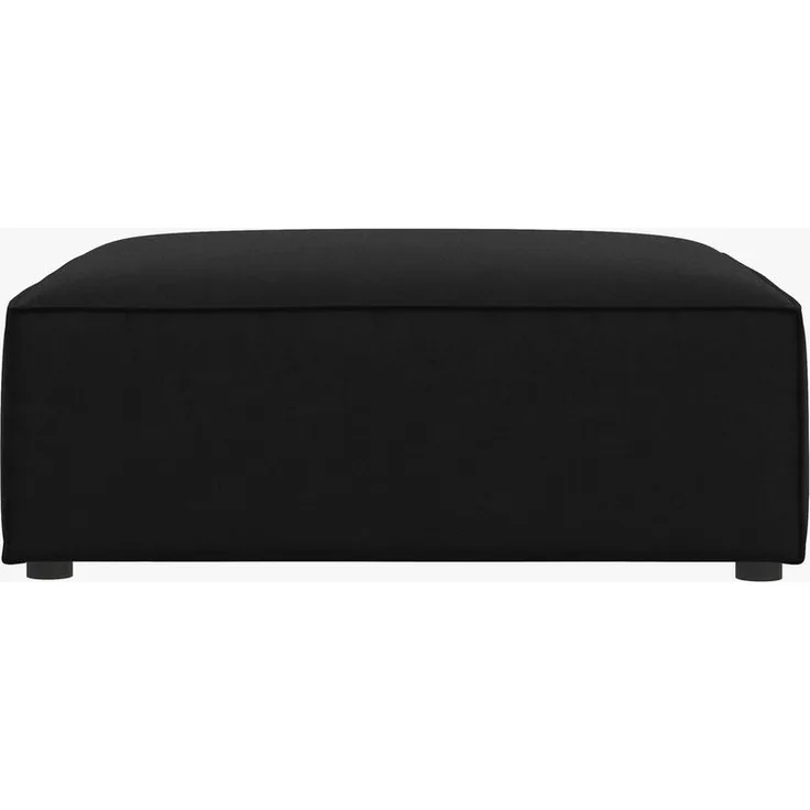 Micadoni Hocker Jodie 1-Sitzer Samt Bluvel Schwarz