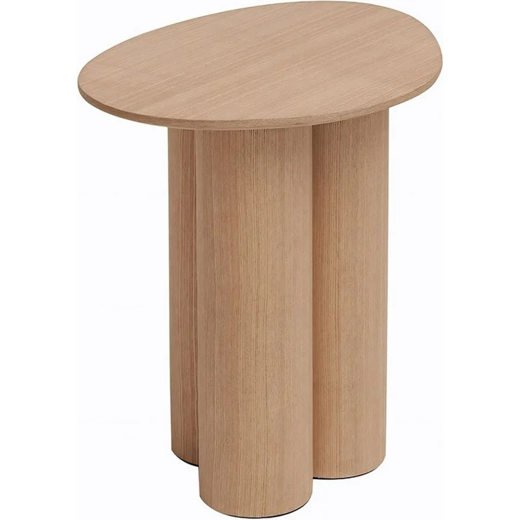 WILLIAMSPACE Beistelltisch Moderner Beistelltisch, Freiformplatte Holzfurnier, asymmetrisch – Bild 2