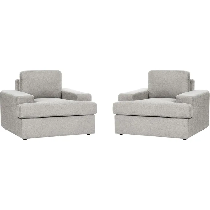 Sessel ALLA Stoff Hellgrau