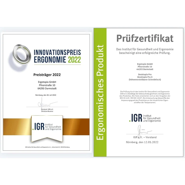 Desktopia Pro X - Elektrisch höhenverstellbarer Schreibtisch / Ergonomischer Tisch mit Memory-Funktion, Schwarz, Gestell Schwarz, 120x80 cm – Bild 9