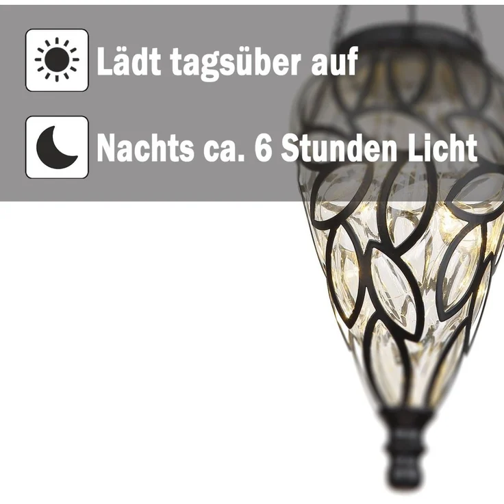 Solarleuchte Garten Tropfen 2er Set 10cm Solarlampe Außen Außenleuchte Solar – Bild 4