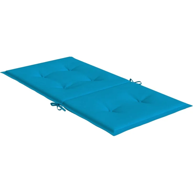 vidaXL Gartenstuhlauflagen für Niedriglehner 4 Stk. Blau 100x50x3 cm 47555 – Bild 5