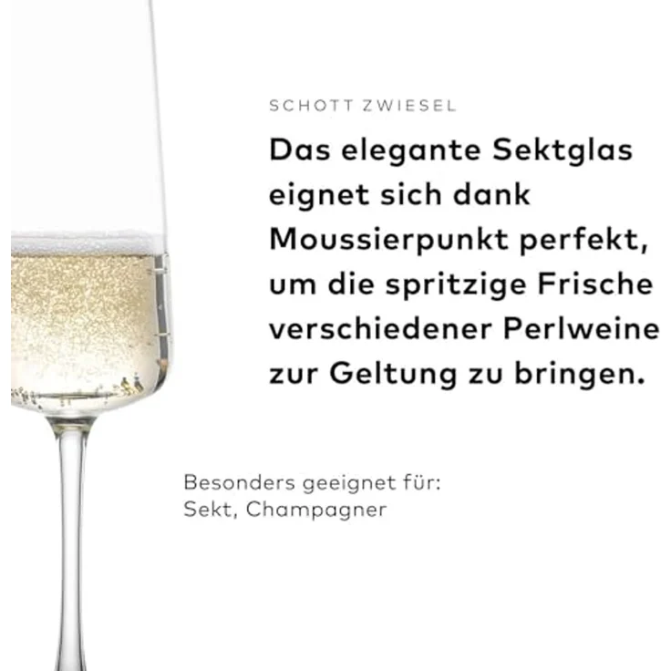 Schott Zwiesel MioVino Sektglas 260 ml 4er Set – Bild 3