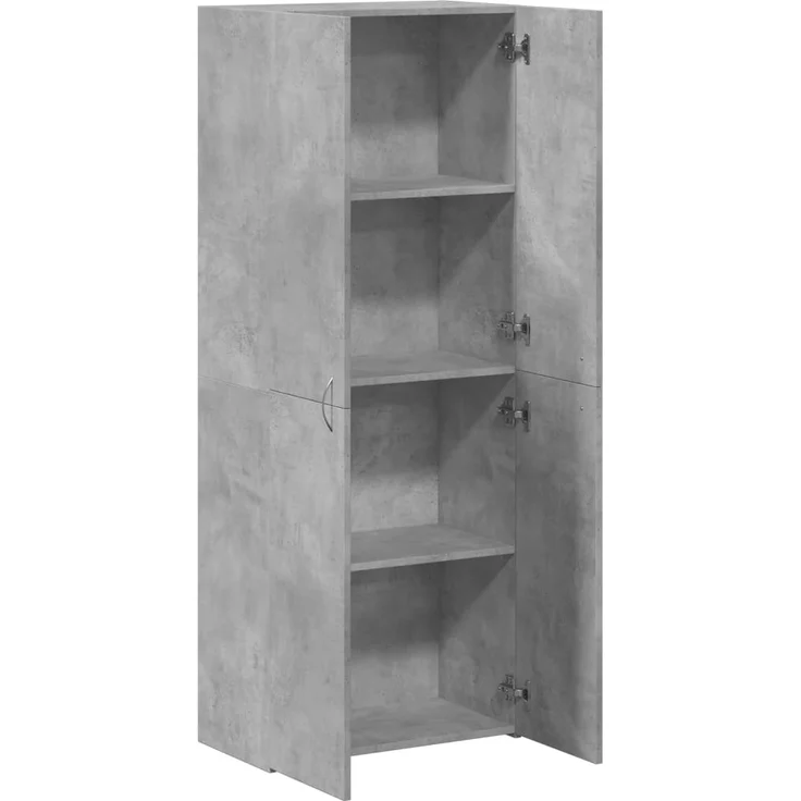 vidaXL Aktenschrank Betongrau 60x32x153 cm Holzwerkstoff 3276647 – Bild 6