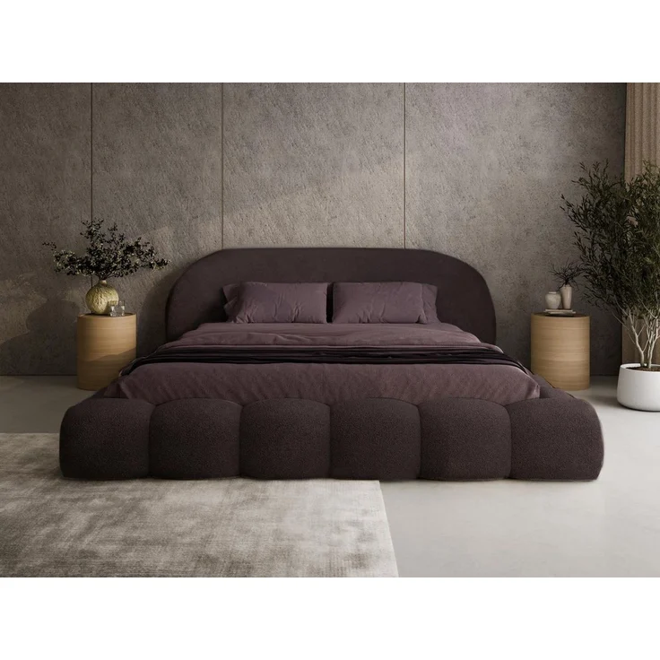 Compleo Polsterbett OMBIS, Wolkenbett mit Bettkasten und Lattenrost, Designer-Bett, MADE IN EU – Bild 1