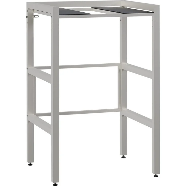 TPFLiving Waschmaschinenunterschrank Taverno (Robustes Waschmaschinenregal mit hoher Tragkraft, Ideal als Überbau oder Basis für Waschtürme) Schnelle und einfache Montage – Bild 1