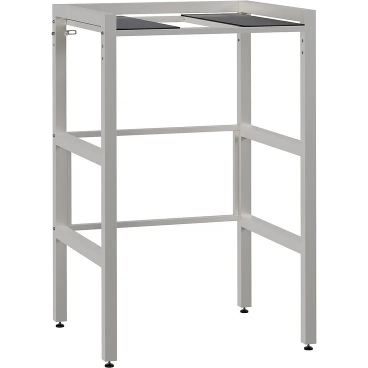 TPFLiving Waschmaschinenunterschrank Taverno (Robustes Waschmaschinenregal mit hoher Tragkraft, Ideal als Überbau oder Basis für Waschtürme) Schnelle und einfache Montage