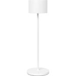 Blomus Mobile LED-Leuchte FAROL White, LED-Lampe, Stehleuchte, Tischleuchte, Aluminium, Weiß, 66124