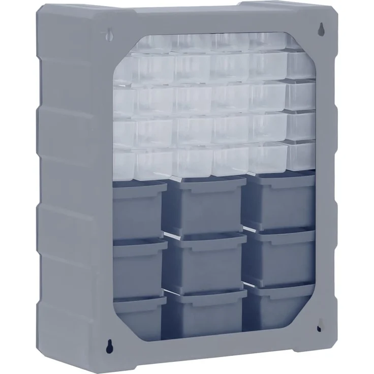 vidaXL Multi-Schubladen-Organizer mit 39 Schubladen 38x16x47 cm 149604 – Bild 7