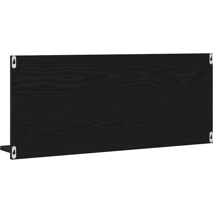 vidaXL Spiegelablage mit Regal Schwarz Eichen-Optik 90 x 10,5 x 37 cm 862528 – Bild 5