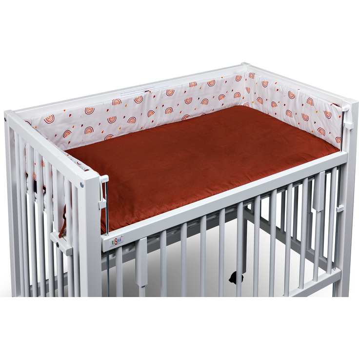 tiSsi® Nestchen / Einlage Beistellbett 40x90 cm Regenbogen