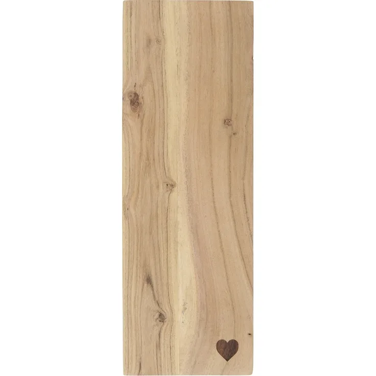 Frühstücksbrettchen Servierbrett Brettchen Holz Herz 16x46cm Ib Laursen 17046-00