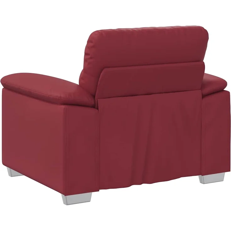 vidaXL Sessel Weinrot 100x81x84 cm Kunstleder 4105329 – Bild 5