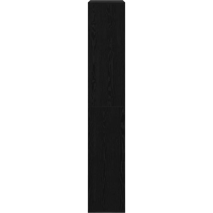 vidaXL Bücherregal 2 pcs Schwarz Eichen-Optik 100 x 33 x 187,5 cm 3345125 – Bild 7