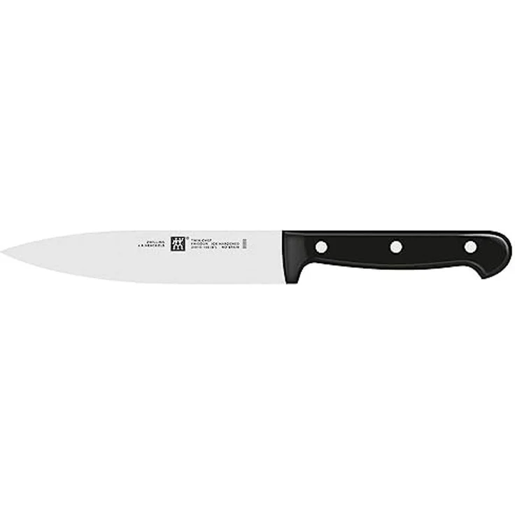 Zwilling Messer-Set TWIN Chef 2 (Set, 3-tlg, 1 Spickrmesser (10 cm), 1 Fleischmesser (16 cm), 1 Kochmesser (20 cm), Sonderschmelze, Ergonomisch, Robust, Langlebig – Bild 4