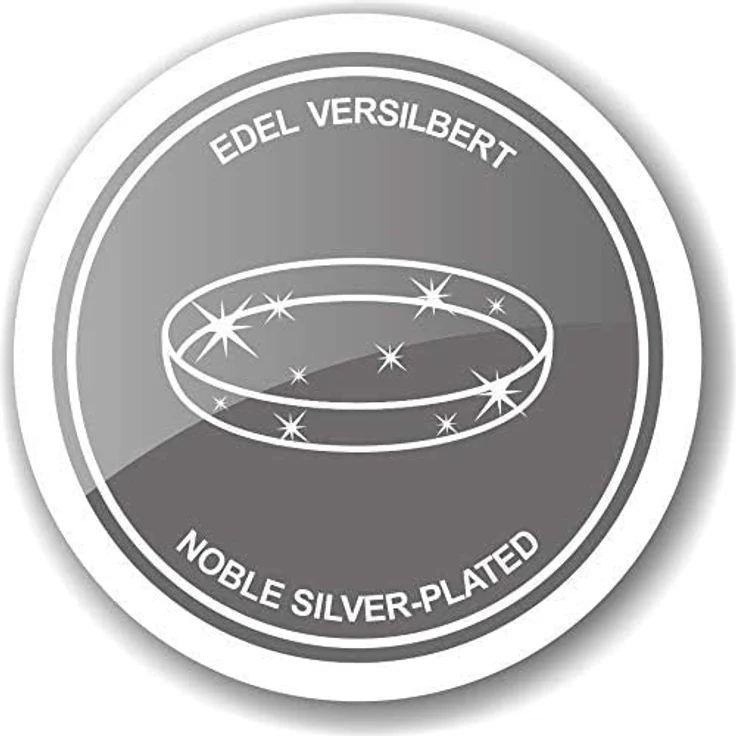 EDZARD Dekotablett Delphi, Rund, versilbert mit Anlaufschutz, hochglanzpoliert, Ø 30 cm – Bild 7