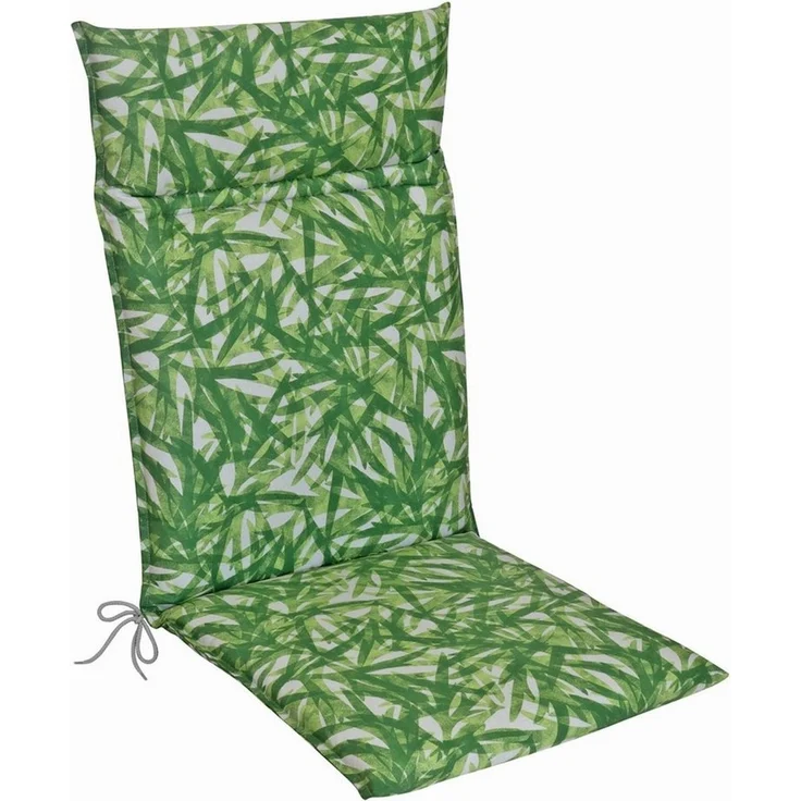 KETTLER Hochlehnerauflage Design 931 Palmenmotiv, (1 St), Gartenstuhlkissen Hochlehner 120x48x6cm, Grün – Bild 1