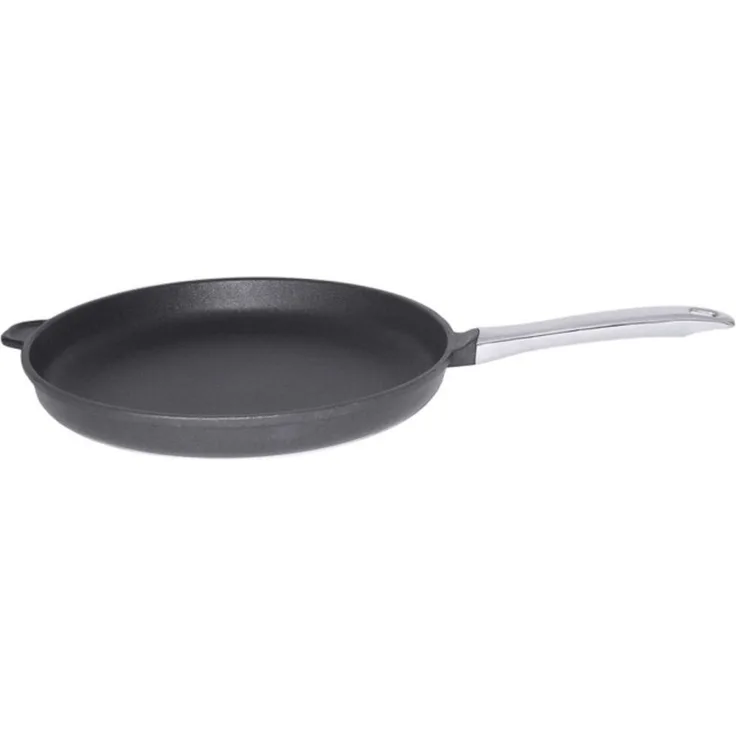 Contacto Aluminiumguss-Pfanne 24 cm flache Form mit Titan-Alu-Beschichtung