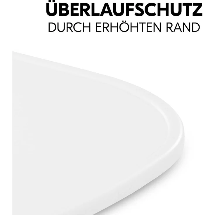 Hauck Einklick Essbrett für Hochstuhl Alpha + & Beta +, Super Schnelle Befestigung ohne Werkzeug, erhöhter Rand, Weiß – Bild 6