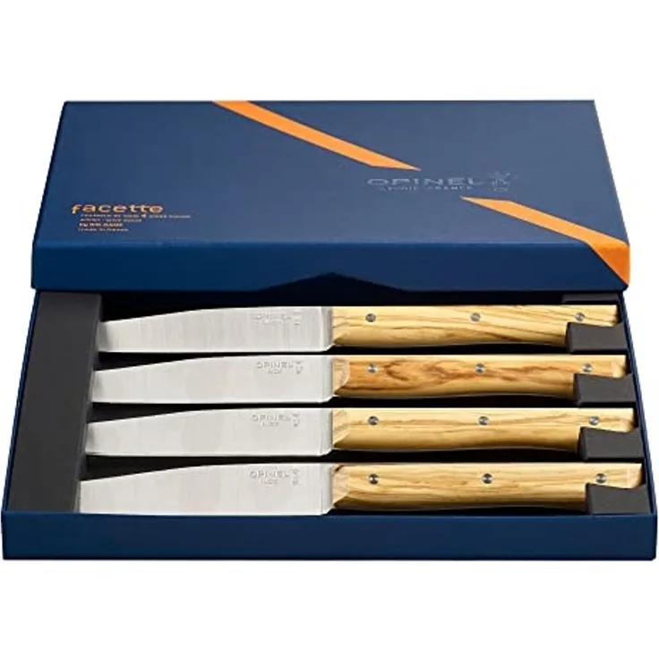 Opinel Tischmesserset Facette 4-teilig Esche