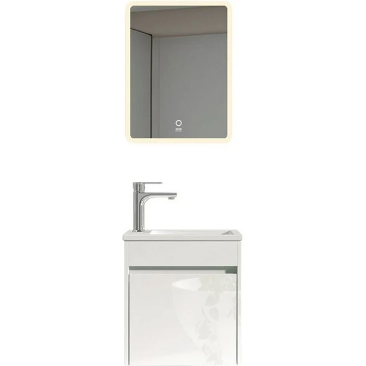 HOME DELUXE Badmöbel Komplettset BORKUM – Weiß – Bild 4