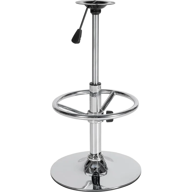 CLP Ersatz-Gestell für Barhocker mit runder Fußstütze,chrom – Bild 1